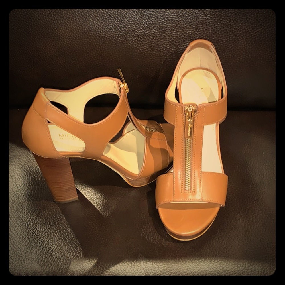 Michael Kors Leather Berkeley Sandal